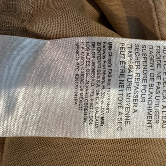 Chico's Beige Straight Leg Pants - Picture 9 of 9